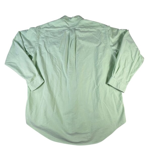 Ralph Lauren Green Button Up Shirt Men's XXL Classic Fit Horse Logo Long Sleeve - Picture 8 of 8